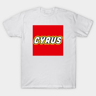 CYRUS - Personalized LEGO Name T-Shirt